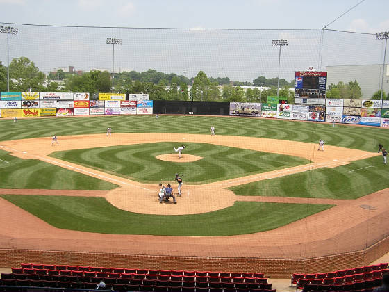 Ernie Shore Field by day - Winston-Salem, NC